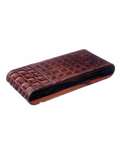 Чехол Gentili на 3 сигары SV3-Ebony-Croco - купить в интернет-магазине Havana Smoke