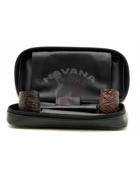 Сумка для 2-х курительных трубок 33325 - купить в интернет-магазине Havana Smoke