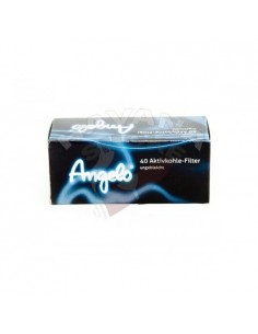 Фильтры для трубки Angelo 9mm угольные 40шт. - купить в интернет-магазине Havana Smoke