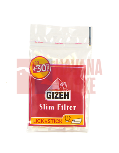 Купить Сигаретные фильтры Gizeh Slim