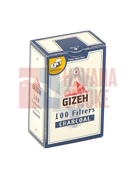 Сигаретные фильтры Gizeh угольные 8 мм. - купить в интернет-магазине Havana Smoke