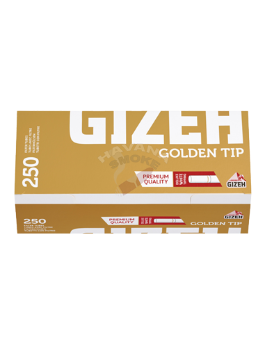Купить Сиагретные гильзы Gizeh Golden Tip 250