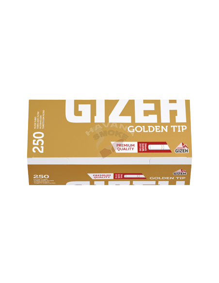 Сиагретные гильзы Gizeh Golden Tip 250 - купить в интернет-магазине Havana Smoke