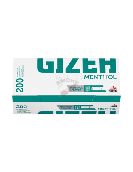 Сиагретные гильзы Gizeh Menthol 200 - купить в интернет-магазине Havana Smoke