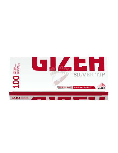 Сиагретные гильзы Gizeh Silver Tip 100 - купить в интернет-магазине Havana Smoke