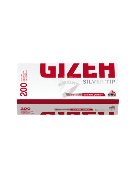 Сиагретные гильзы Gizeh Silver Tip 200 - купить в интернет-магазине Havana Smoke