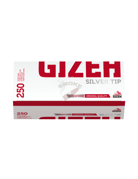 Сиагретные гильзы Gizeh Silver Tip 250 - купить в интернет-магазине Havana Smoke