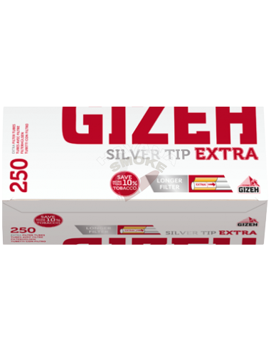 Купить Сиагретные гильзы Gizeh Silver Tip Extra 250