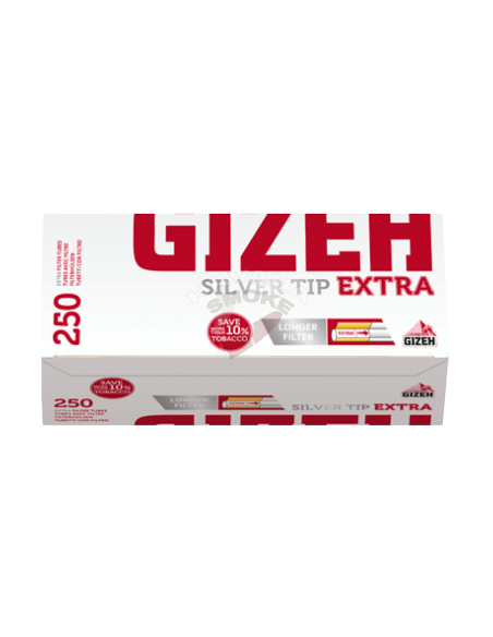 Сиагретные гильзы Gizeh Silver Tip Extra 250 - купить в интернет-магазине Havana Smoke