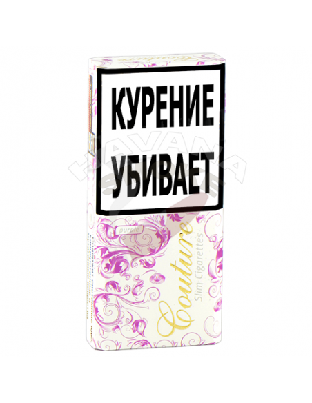 Couture Slim Purple (блок) - купить в интернет-магазине Havana Smoke