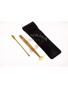 Тампер трубочный Revolution, золотистый F41 - купить в интернет-магазине Havana Smoke