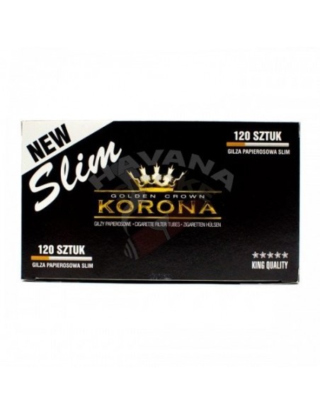Сигаретные гильзы Korona Slim (120 шт.) - купить в интернет-магазине Havana Smoke