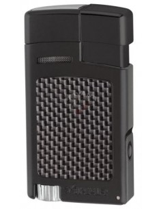 Зажигалка Xikar 523 BKCF Carbon Fiber Black - купить в интернет-магазине Havana Smoke