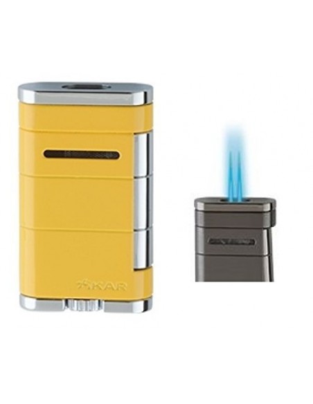 Зажигалка 533 YL Allume Double Yellow - купить в интернет-магазине Havana Smoke
