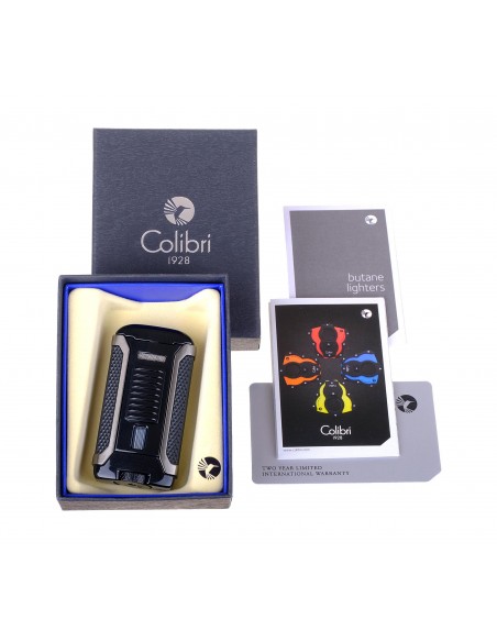 Зажигалка сигарная Colibri Apex, черный металлик LI410T1 - купить в интернет-магазине Havana Smoke