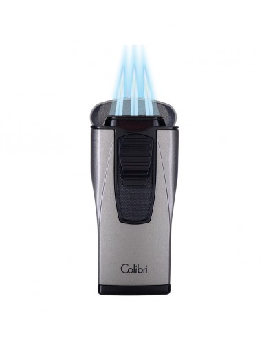 Зажигалка сигарная Colibri Monaco, серый металлик LI880T6 - купить в интернет-магазине Havana Smoke