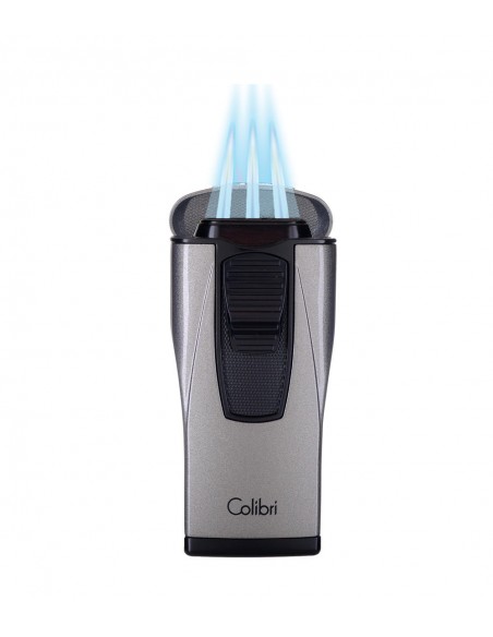 Зажигалка сигарная Colibri Monaco, серый металлик LI880T6 - купить в интернет-магазине Havana Smoke