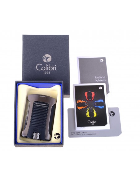 Зажигалка сигарная Colibri Daytona, серый металлик LI770T2 - купить в интернет-магазине Havana Smoke