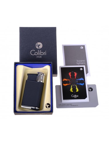 Зажигалка сигарная Colibri Evo, черная-хром LI520C4 - купить в интернет-магазине Havana Smoke