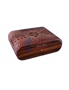 Хьюмидор Gentili SV10-Croco-Brown - купить в интернет-магазине Havana Smoke