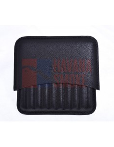 Сигаретница P&A на 10 штук, натуральная кожа, черная - купить в интернет-магазине Havana Smoke