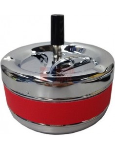 06019 Пепельница вращающаяся 130 мм красная ПВХ - купить в интернет-магазине Havana Smoke