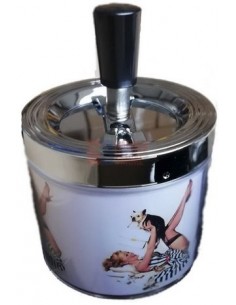 11518 Пепельница металлическая Pin up 1 - купить в интернет-магазине Havana Smoke