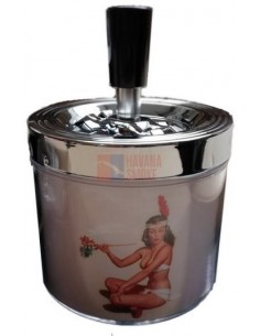 11522 Пепельница металлическая Pin up 5 - купить в интернет-магазине Havana Smoke