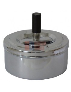 22340 Пепельница вращающаяся хром 110 мм - купить в интернет-магазине Havana Smoke