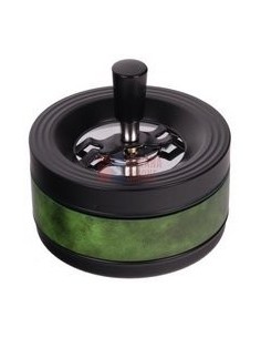 22347 Пепельница вращающаяся зеленый металлик 120 мм - купить в интернет-магазине Havana Smoke