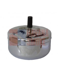 22370 Пепельница вращающаяся хром 130 мм - купить в интернет-магазине Havana Smoke