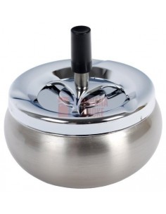 22402 Пепельница вращающаяся хром матовая 110 мм - купить в интернет-магазине Havana Smoke