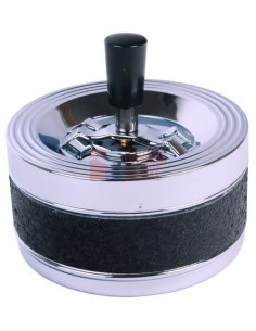 22433 Пепельница вращающаяся черная матовая 110 мм - купить в интернет-магазине Havana Smoke