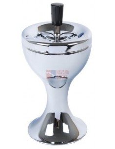 22445 Пепельница вращающаяся чаша хром 110мм - купить в интернет-магазине Havana Smoke