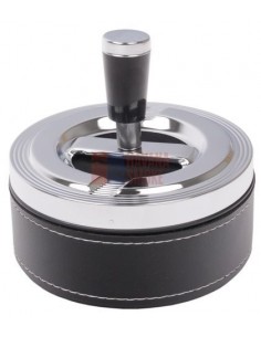 22470 Пепельница вращающаяся 110 мм кожа/ПВХ - купить в интернет-магазине Havana Smoke