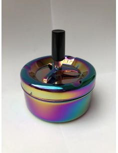 37001 Пепельница вращающаяся 90 мм радужная - купить в интернет-магазине Havana Smoke