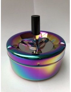 37011 Пепельница вращающаяся 110 мм радужная - купить в интернет-магазине Havana Smoke