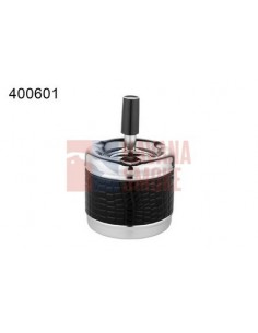 400601А Пепельница вращающаяся черная кроко 80 мм - купить в интернет-магазине Havana Smoke