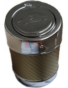 11511 Пепельница для автомобиля металлическая золотистая - купить в интернет-магазине Havana Smoke