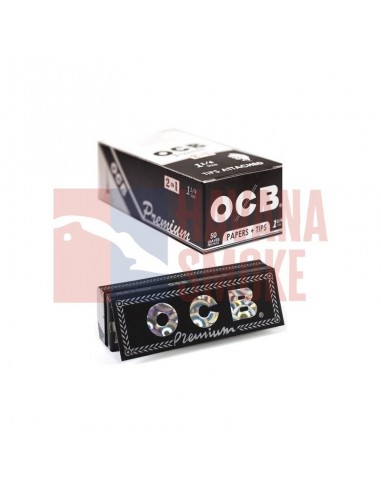 Сигаретная бумага OCB 1.1/4 PREMIUM 78 + БУМ.ФИЛЬТРЫ (24 пач х50лист) OCBPREMTIP25/24 - купить в интернет-магазине Havana Smoke