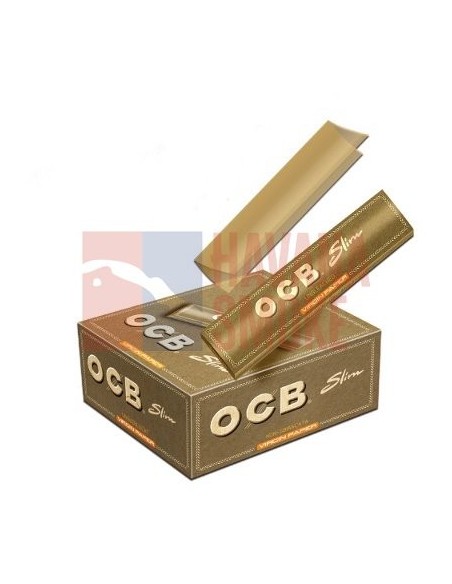 Сигаретная бумага OCB SLIM VIRGIN UNBLEACHED (50пач х32 лист) OCBSLUNB50/50C - купить в интернет-магазине Havana Smoke