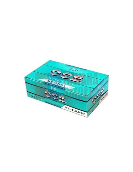 Сигаретные гильзы OCB MENTHOL (5пач x 100шт) TU2052OCBM/100F - купить в интернет-магазине Havana Smoke
