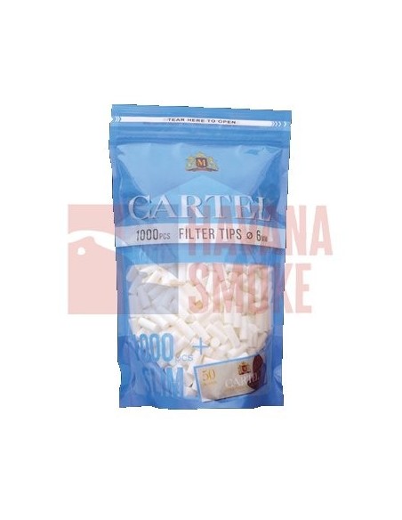 Сигаретные фильтры CARTEL SLIM 15 X 6 (1000шт)+буклет бумаги - купить в интернет-магазине Havana Smoke