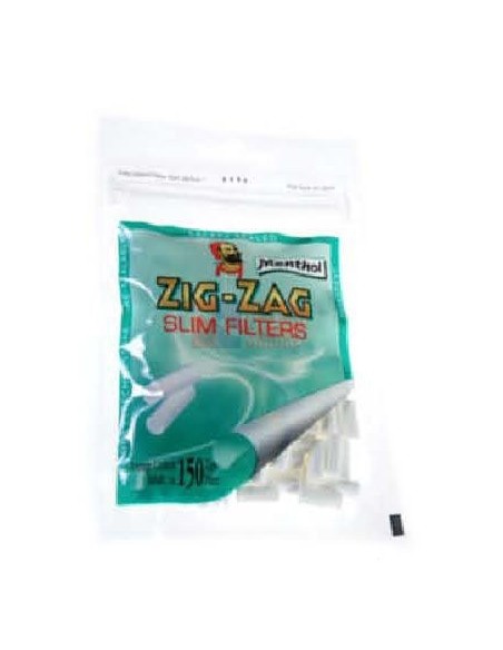 Сигаретные фильтры ZIG-ZAG SLIM menthol (10пач x150шт) BFZZSM12/10/150 - купить в интернет-магазине Havana Smoke
