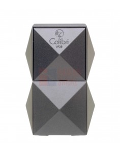 Зажигалка настольная Colibri Quasar, тройное турбопламя, Оружейная сталь LI710T3 - купить в интернет-магазине Havana Smoke