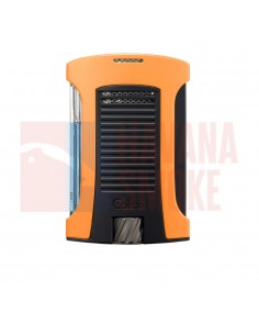 Зажигалка сигарная Colibri Daytona, оранжево-черная LI770T8 - купить в интернет-магазине Havana Smoke