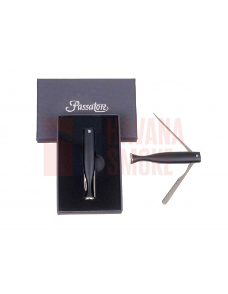 Тампер трубочный Passatore в подарочной упаковке, синий металлик 491-148 - купить в интернет-магазине Havana Smoke