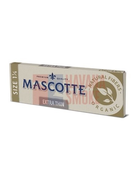 Бумага самокруточная Mascotte Extra Thin Organic Size 1 1/4 - купить в интернет-магазине Havana Smoke