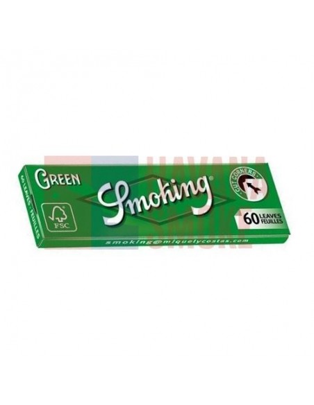 Бумага самокруточная Smoking Green - купить в интернет-магазине Havana Smoke