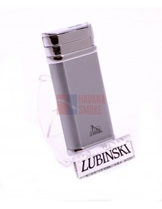 Зажигалка Lubinski Ареццо, турбо, серебристая - купить в интернет-магазине Havana Smoke